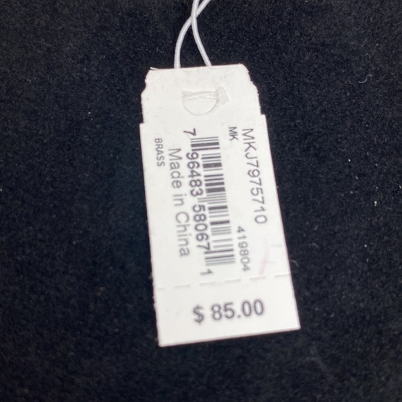 Michael Kors gold bolo slide bracelet with rhinestone heart NWT - Picture 7 of 9